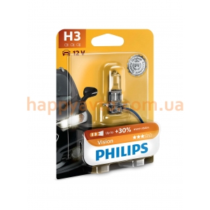 Philips H3 Vision, 12V 1 шт (12336PRB1)
